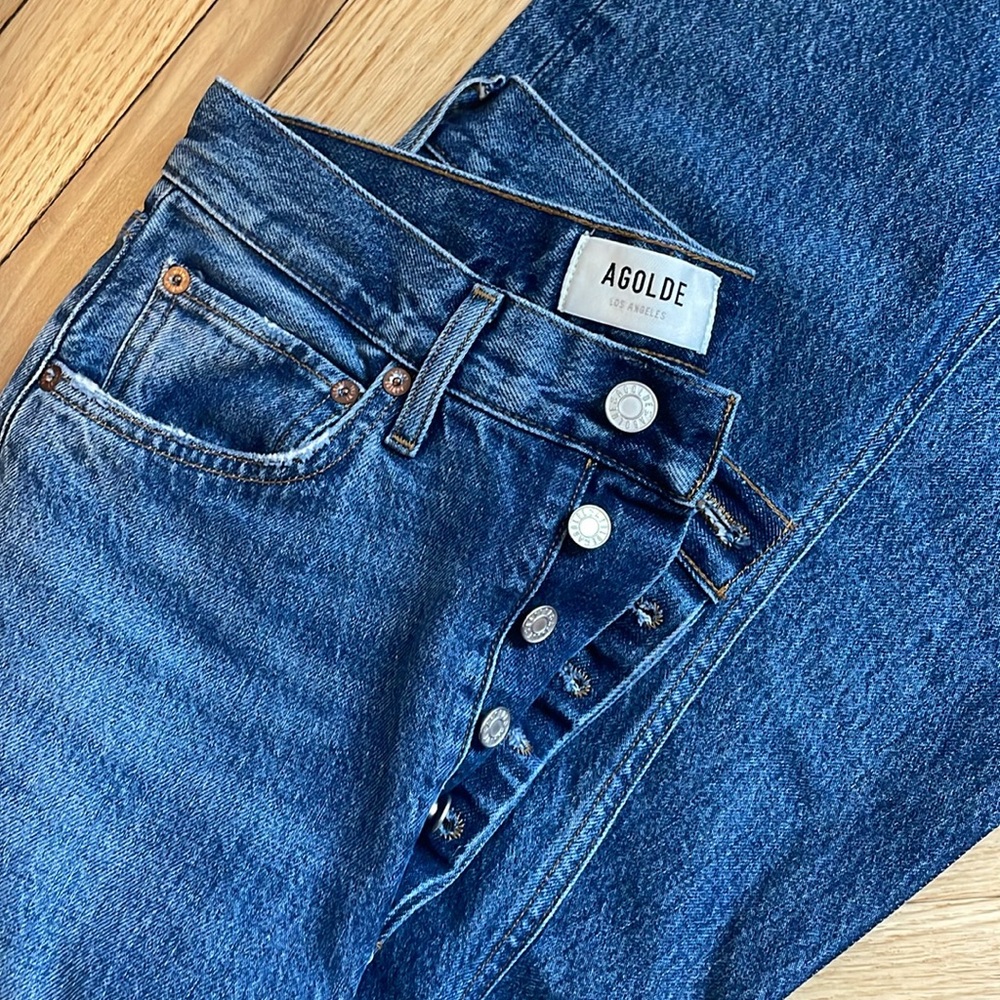 Agolde 90’s Loose Jeans in Essence Size 25 - Picture 9 of 14